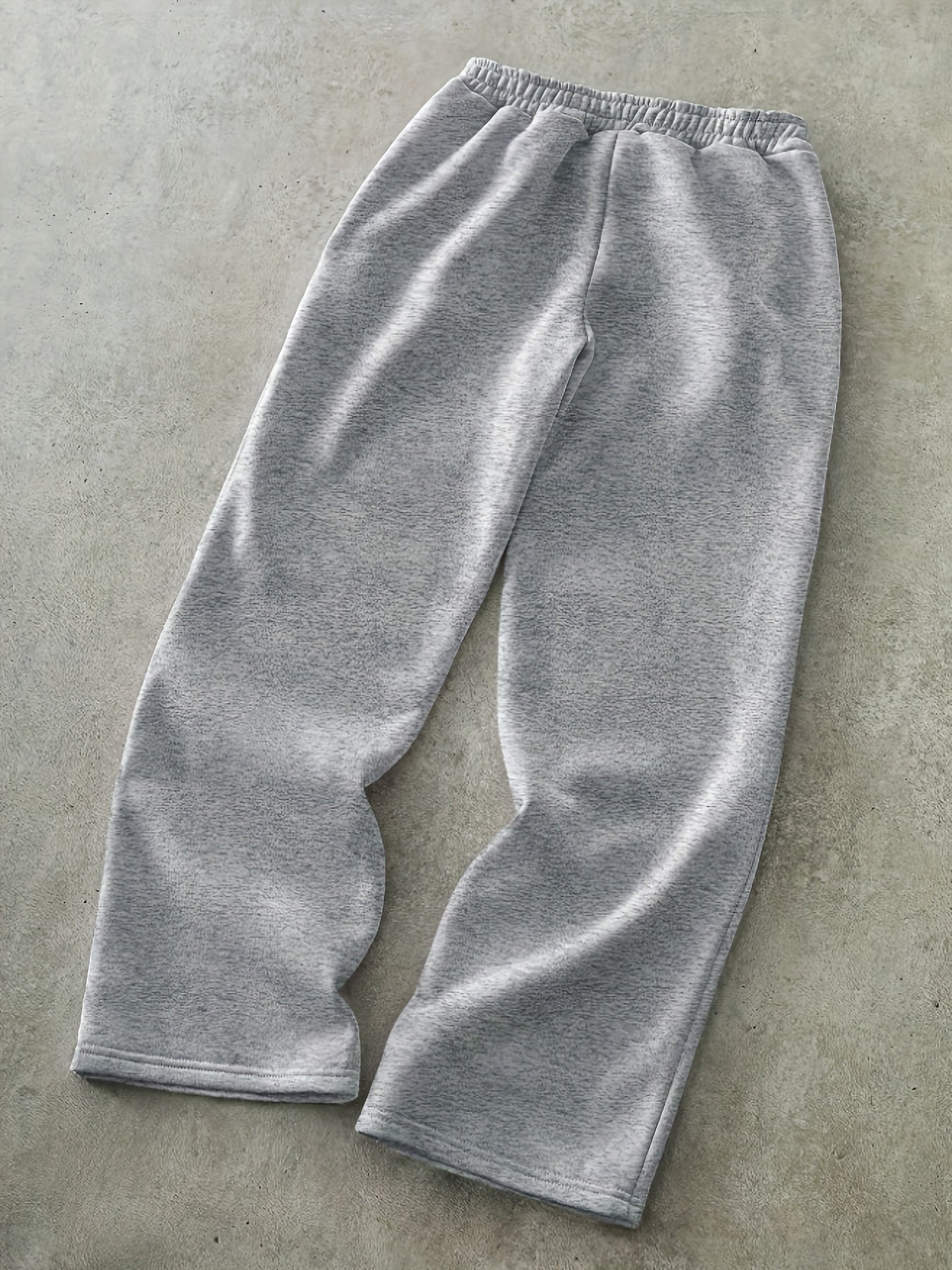 Men'S Streetwear Style Spider Web Embroider Joggers - Loose Fit, All-Season Casual Pants with Pockets.