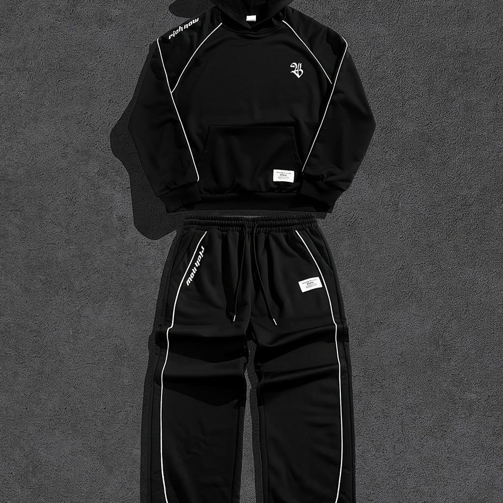 Mens RICH NOW 2 piece hoodie tracksuit!