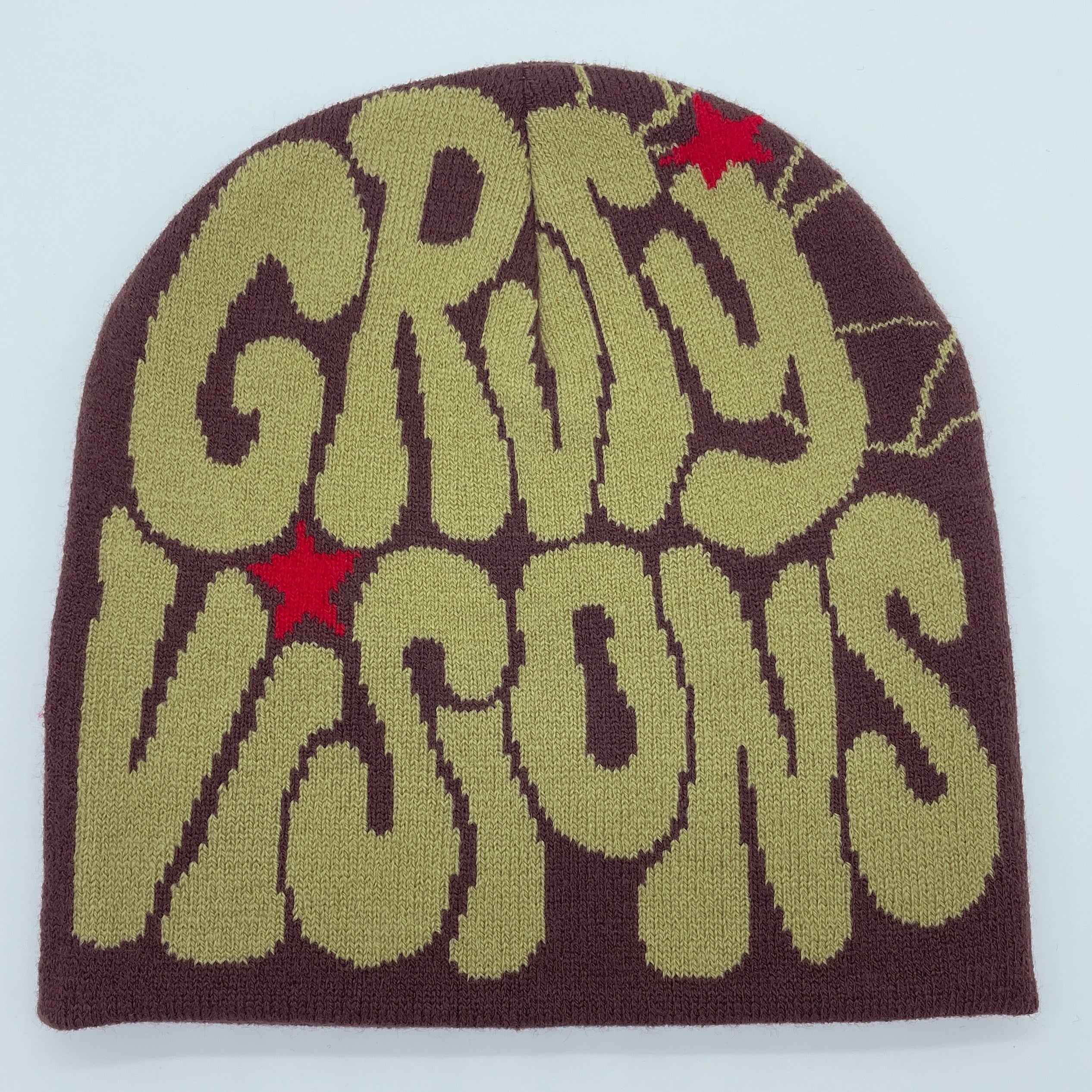 1pc Beanie Hat with graffiti style design.