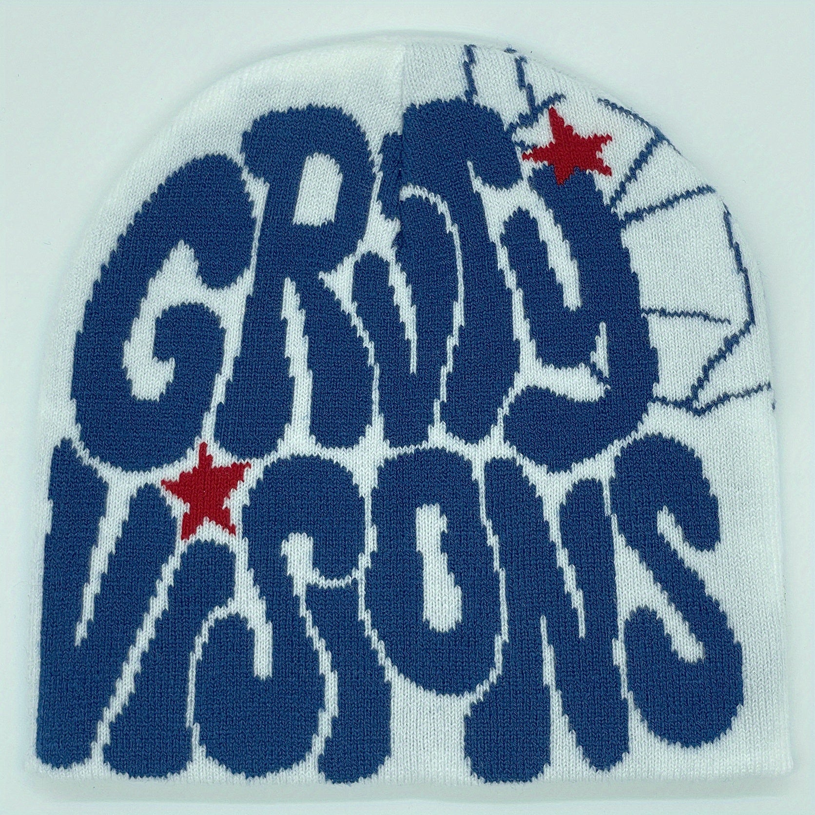 1pc Beanie Hat with graffiti style design.