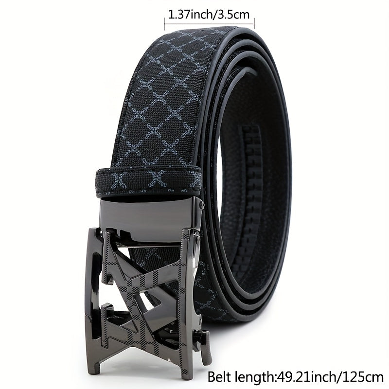 LV Men'S Fashion Belt | Classic Letter Design.