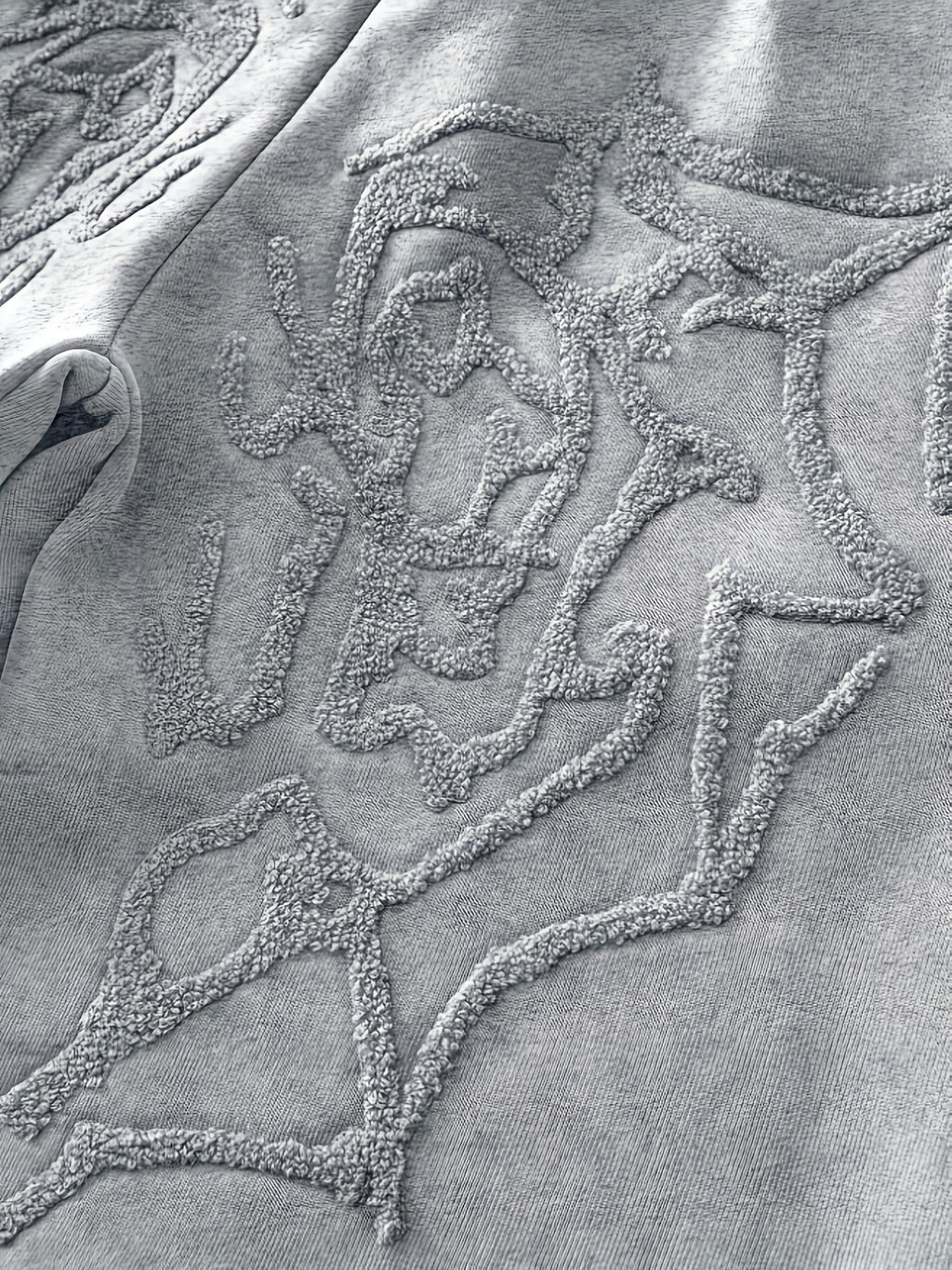 Men'S Streetwear Style Spider Web Embroider Joggers - Loose Fit, All-Season Casual Pants with Pockets.