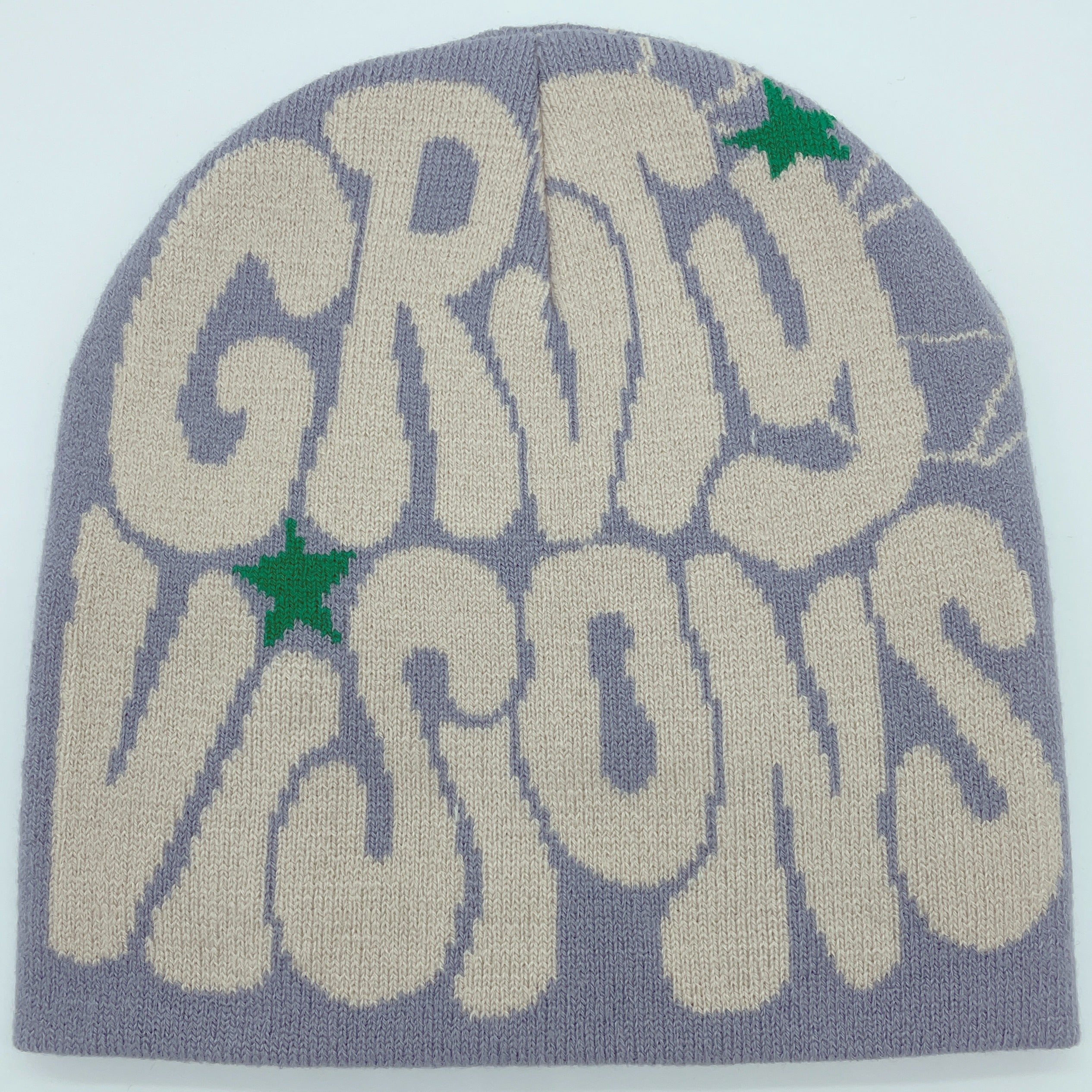 1pc Beanie Hat with graffiti style design.