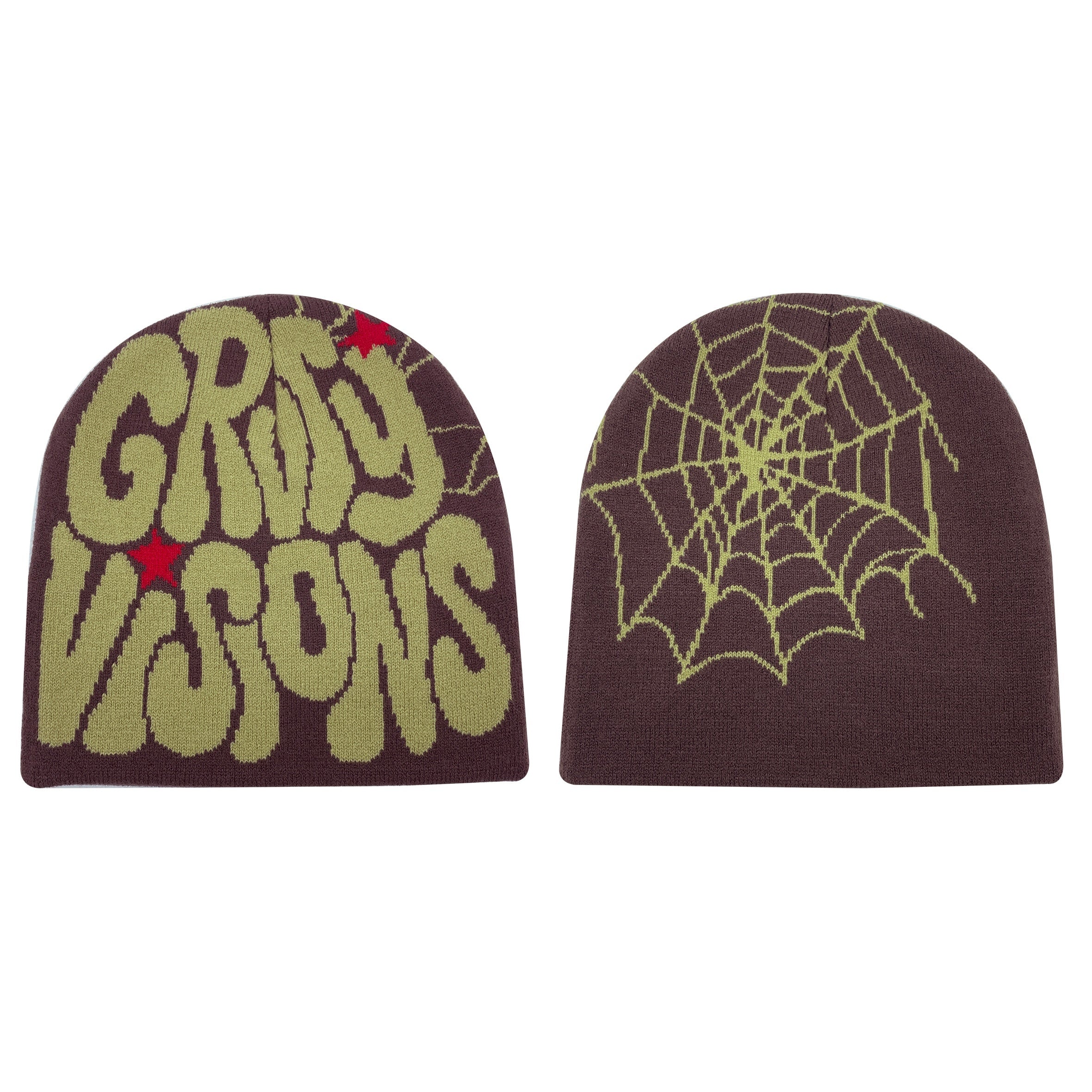 1pc Beanie Hat with graffiti style design.