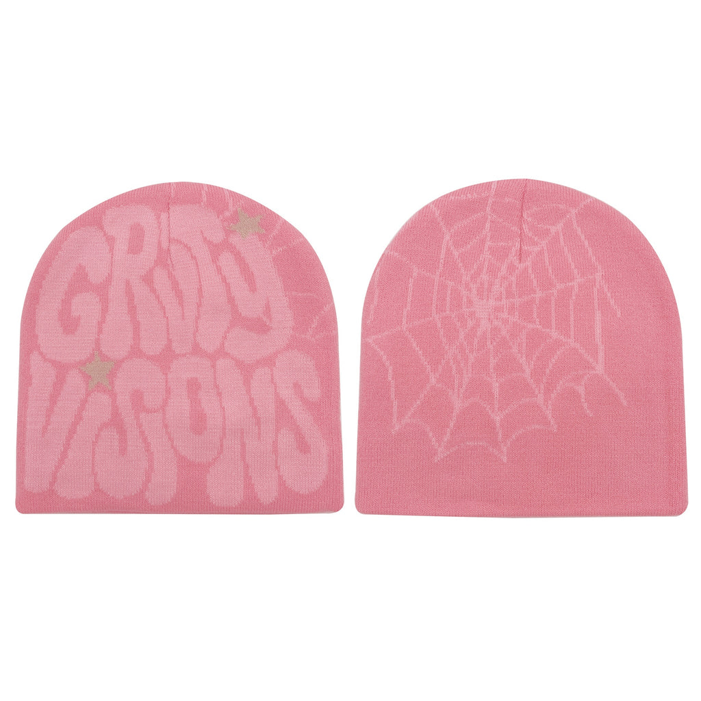 1pc Beanie Hat with graffiti style design.